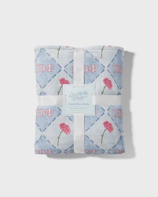 Pi Beta Phi Flannel Fleece Blanket, Sorority