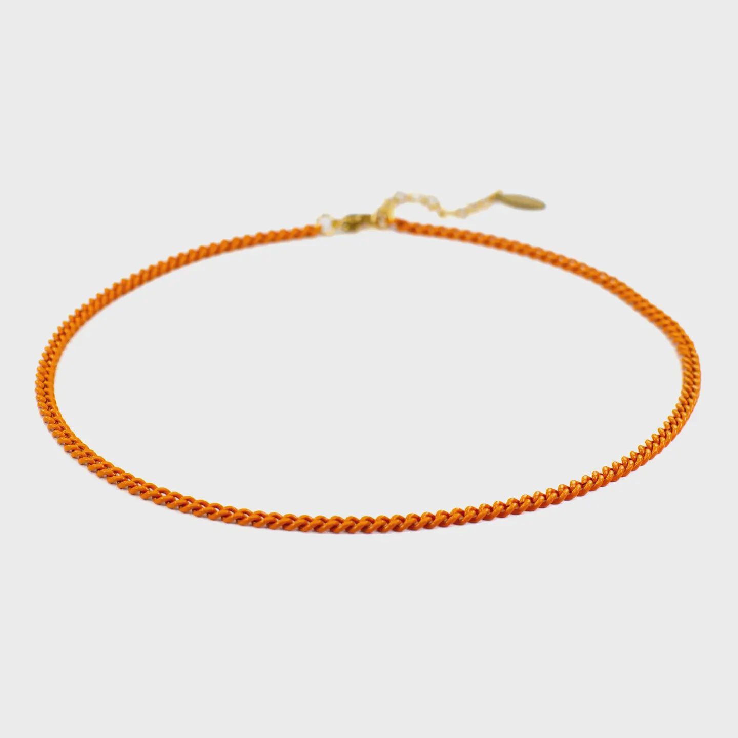 Orange Game Day Necklaces - Orange Curb Necklace