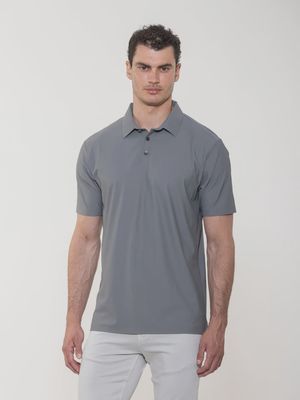Seamless Performance Polo - Gray