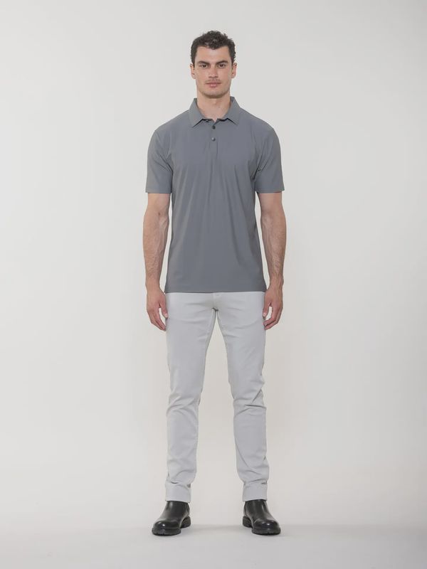 Seamless Performance Polo - Gray