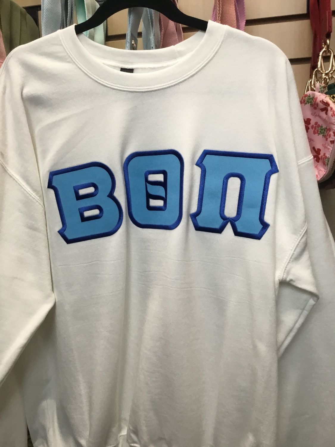 Fraternity Lettered Greek Crewneck - Beta Theta Pi