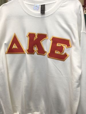 Fraternity Lettered Greek Crewneck - Delta Kappa Epsilon