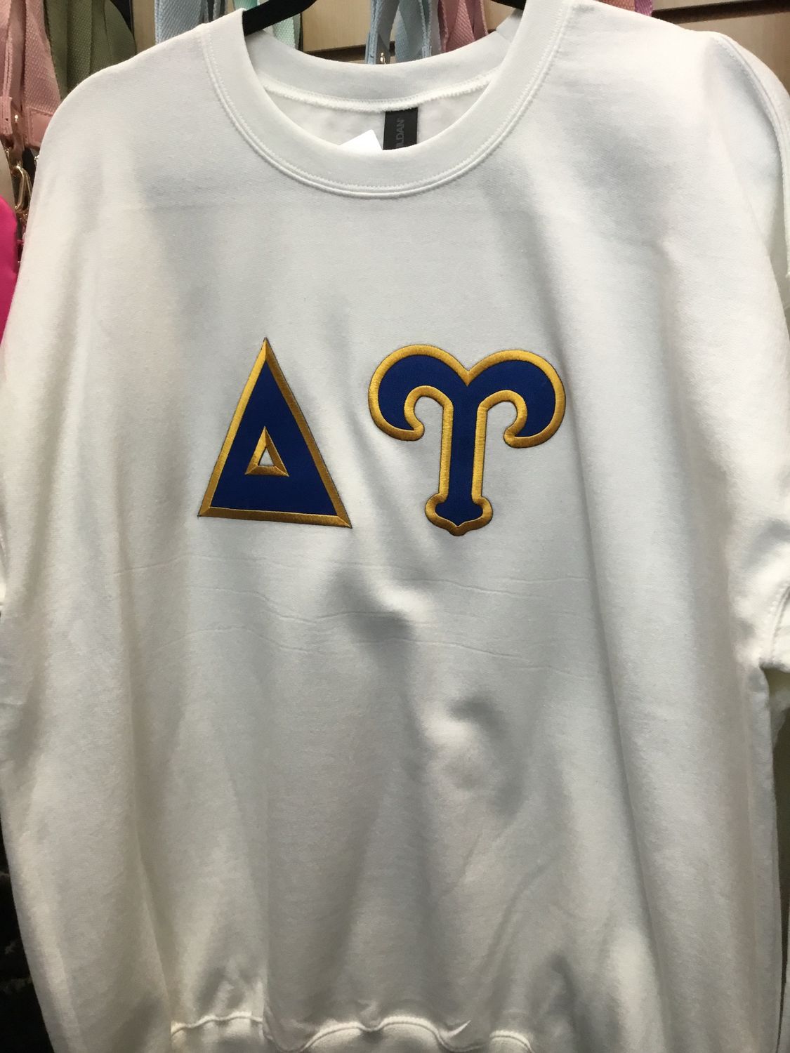 Fraternity Lettered Greek Crewneck - Delta Upsilon