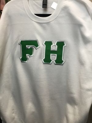 Fraternity Lettered Greek Crewneck - FARMHOUSE