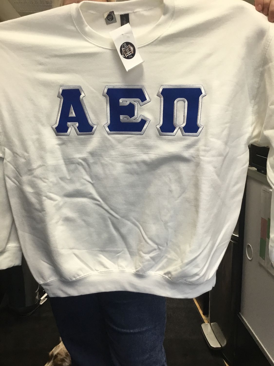 Fraternity Lettered Greek Crewneck - Alpha Epsilon Pi