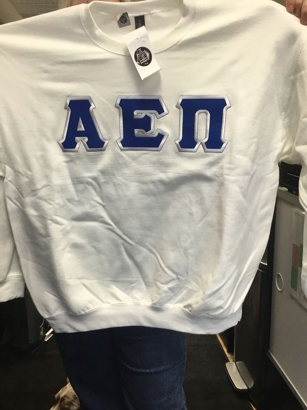 Fraternity Lettered Greek Crewneck - Alpha Epsilon Pi