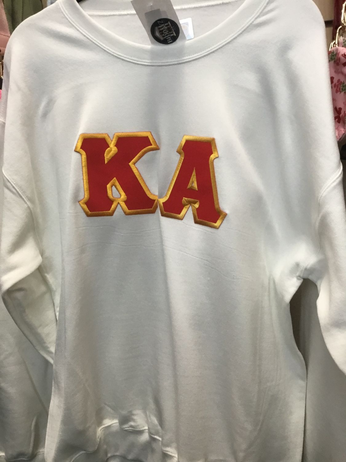 Fraternity Lettered Greek Crewneck - Kappa Alpha
