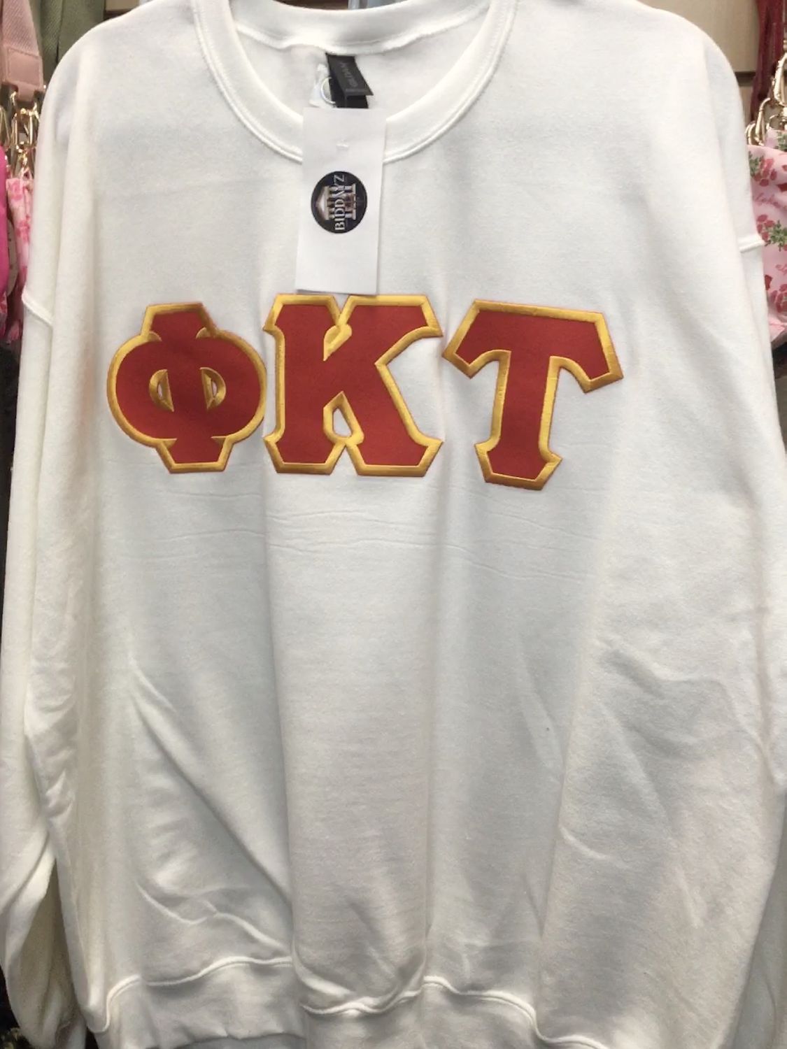 Fraternity Lettered Greek Crewneck - Phi Kappa Tau