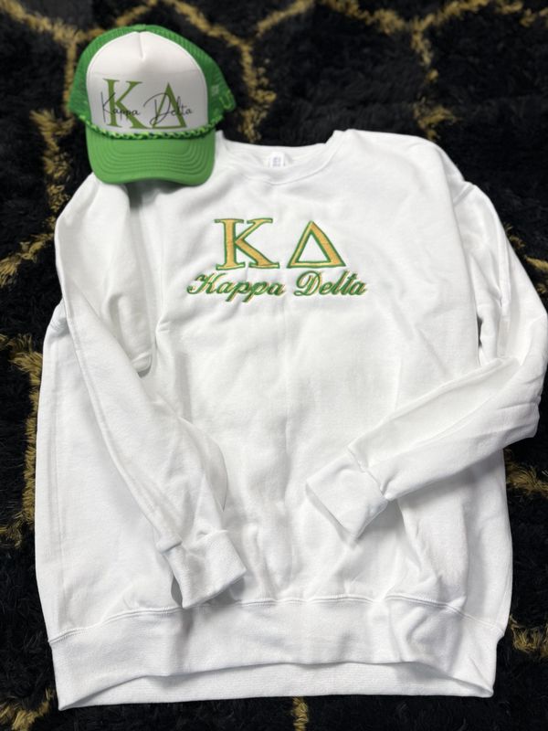 Custom Crewneck and Trucker Hat Bundle