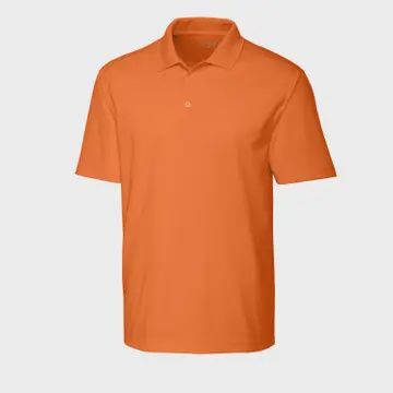 Clique Spin Eco Performance Pique Mens Polo, Colour: Orange, Size: M