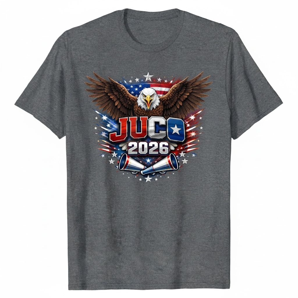 JUCO 2026 Shirt, Colour: Dark Gray, Size: S