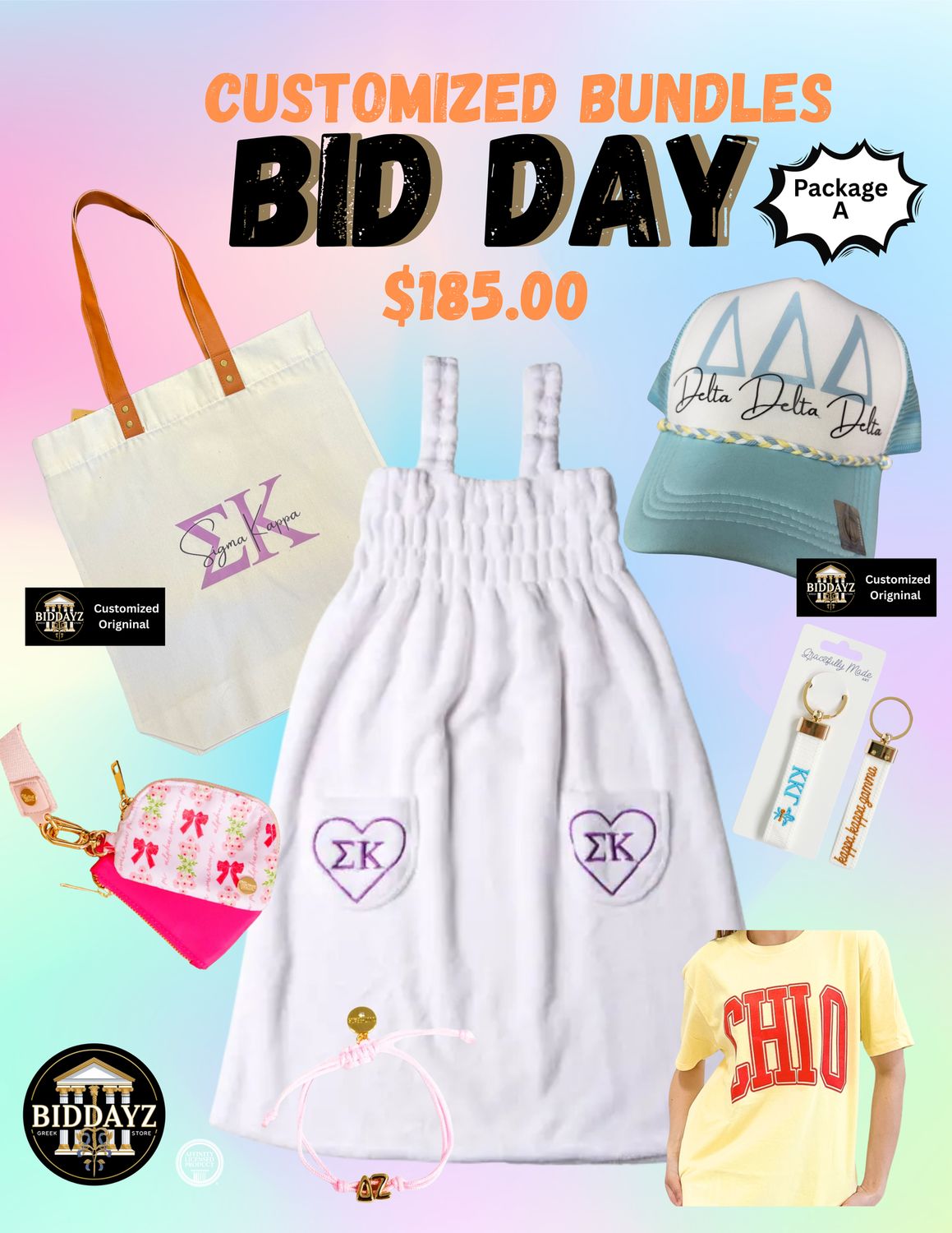 Customized Bid Day Bundle - Package A