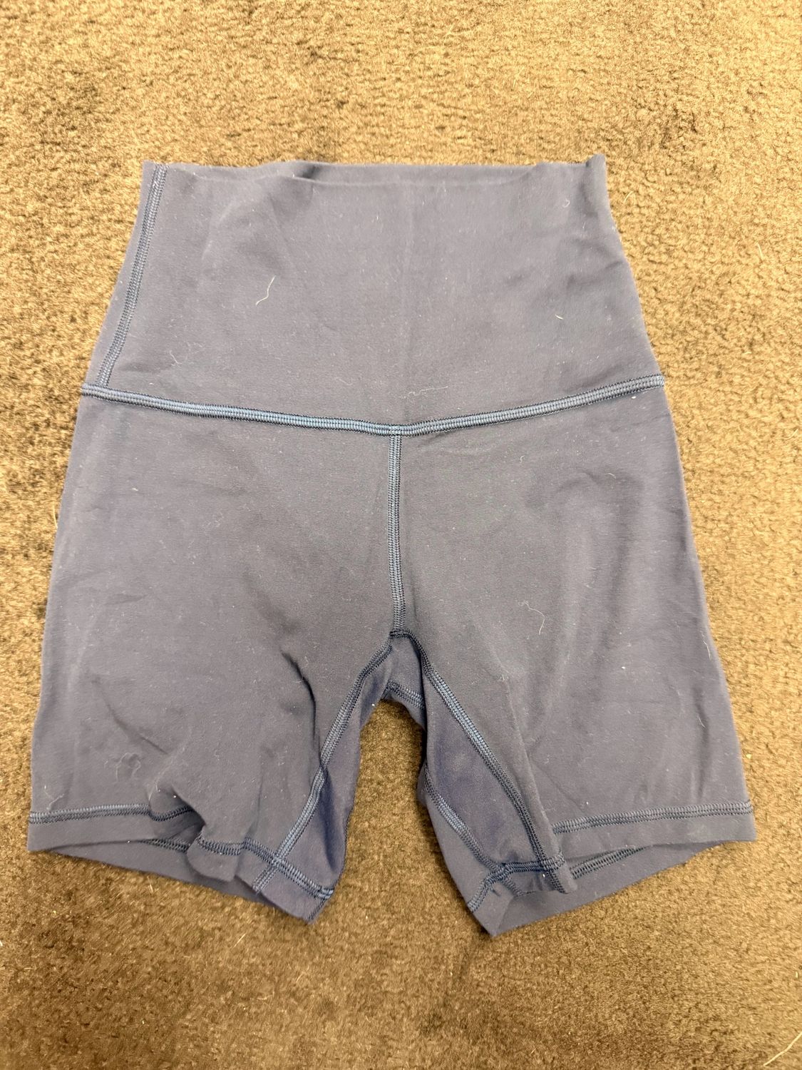 Luluemon Align High-Rise Short 4" - Navy Blue - Size 2, Size: 2