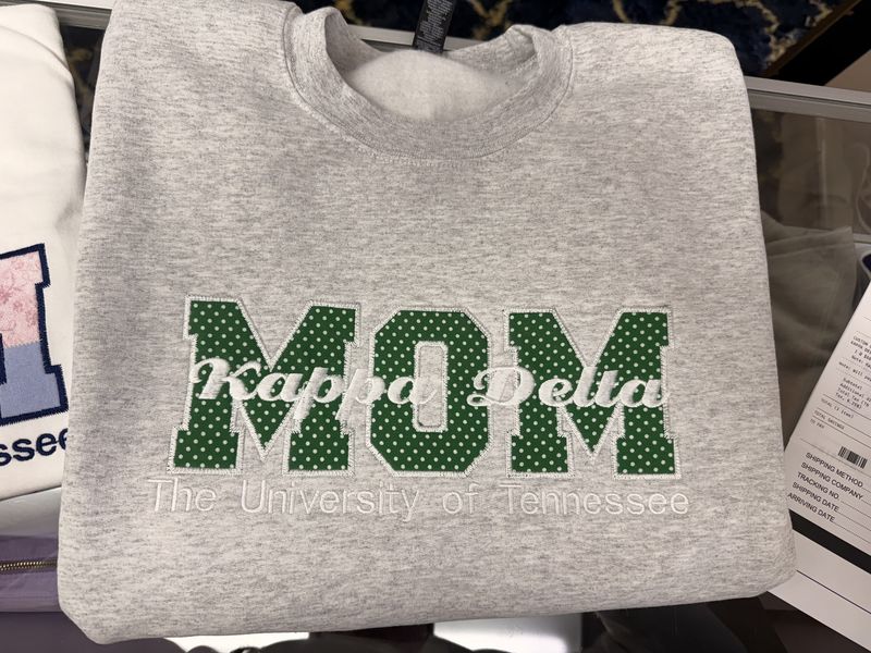 Kappa Delta MOM appliqué Sweatshirt