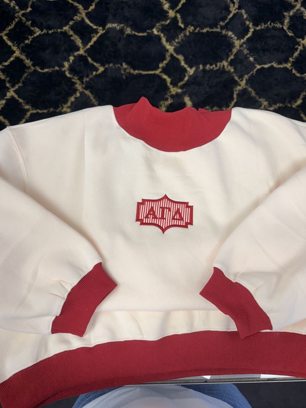 Custom Applique Sweatshirt - Mockneck