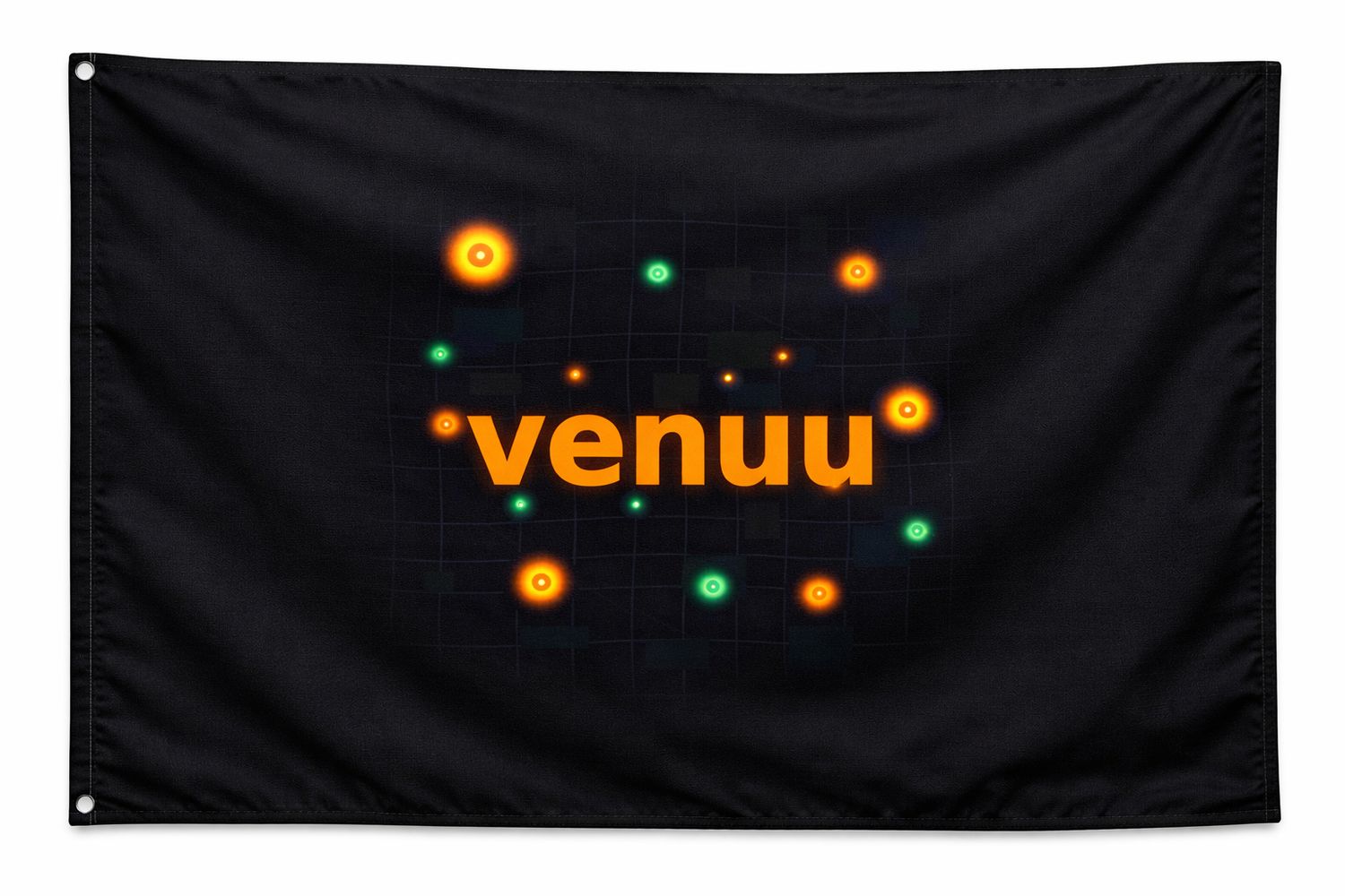 Flags 5' x 3' - Blank Black w/ DTF Logo