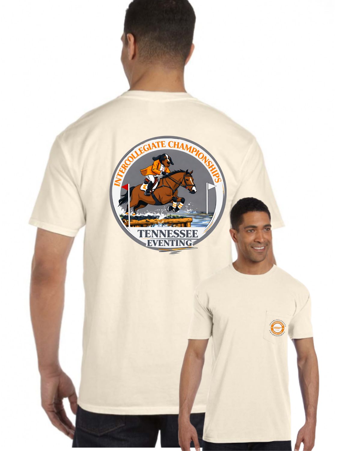 Tennessee Eventing Pocket T-Shirt - Comfort Color, Size: S