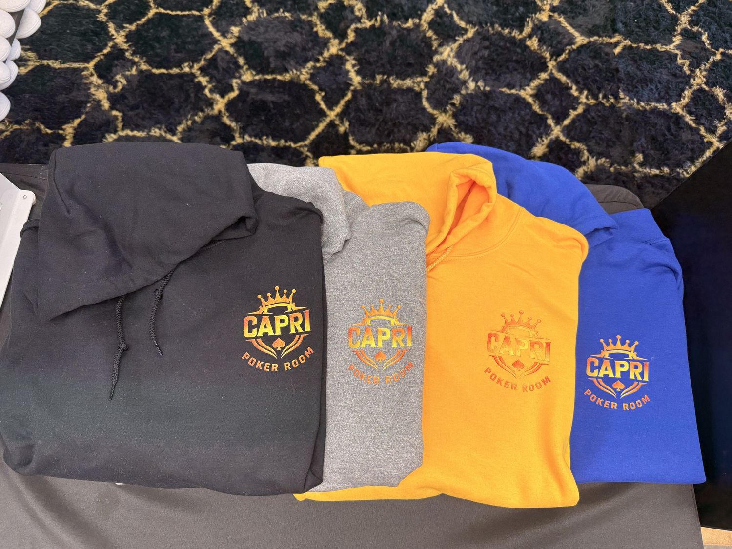 CAPRI Poker Room - HOODIES - Left Chest