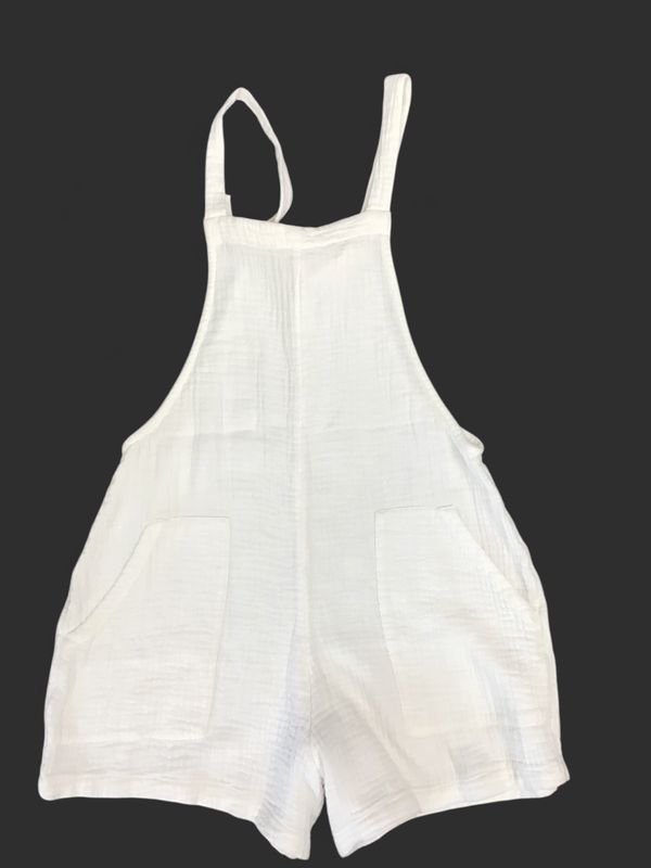 Billabong White Gauze Romper – Size Small