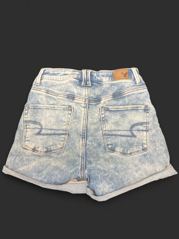 American Eagle Distressed Denim Shorts | Size 000 | High Rise Festival Shorts