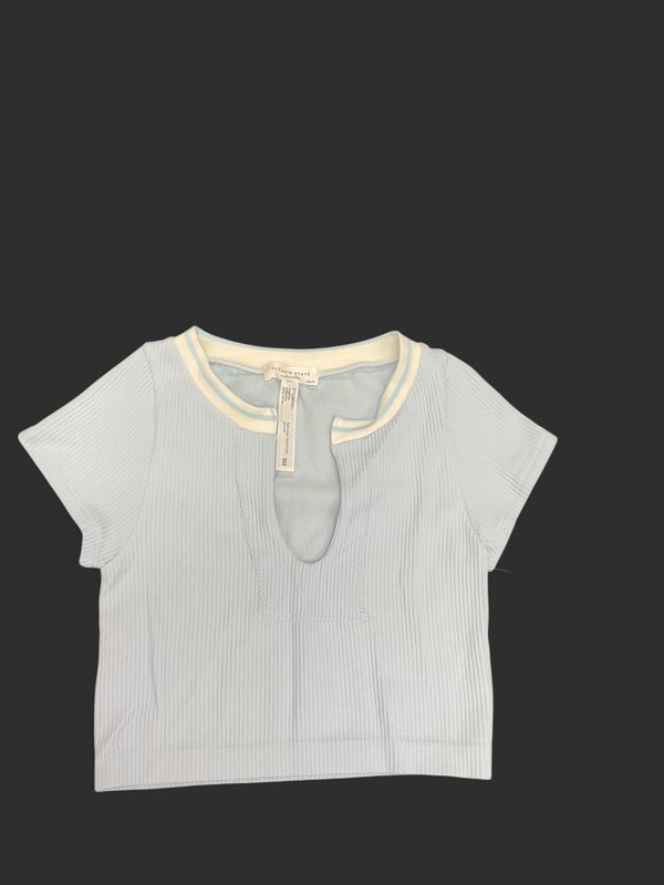 Altar’d State Intimates Ribbed Lounge Crop Top | Baby Blue | XS/S | NWT