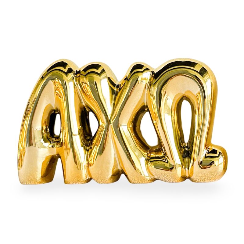 Sorority Shelf Letter: ALPHA CHI OMEGA