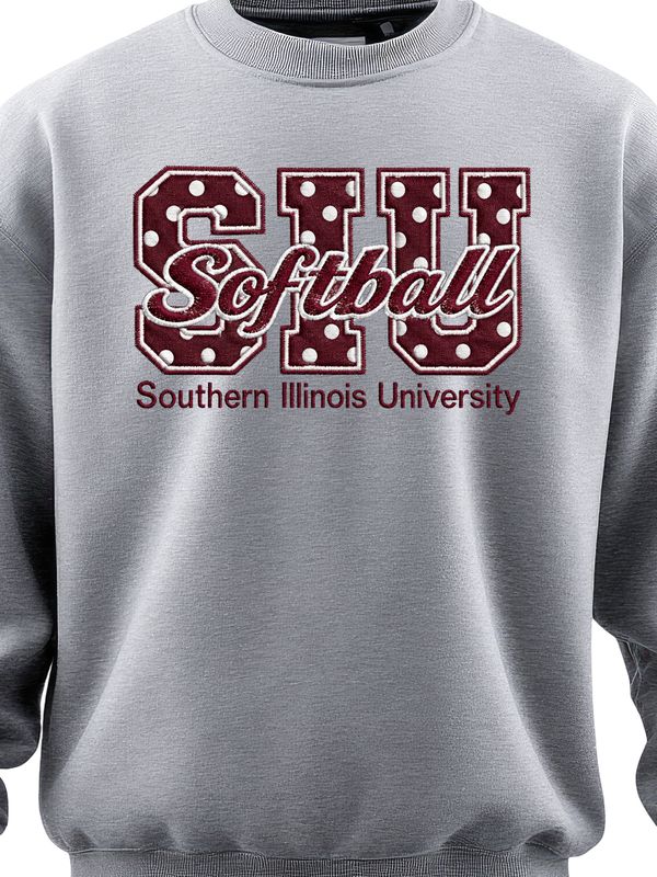 SIU Softball Appliqué Comfort Colors® Sweatshirt