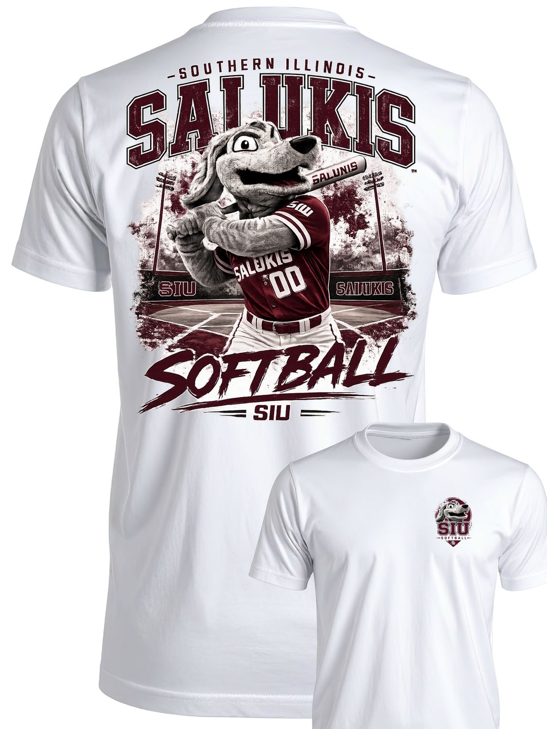 Southern Illinois Salukis Softball Comfort Colors® Tee, Size: S