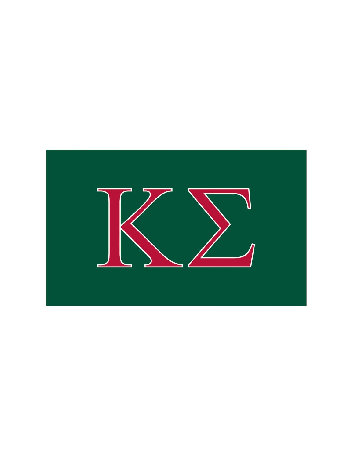 Fraternity Greek Letter Flag: Kappa Sigma