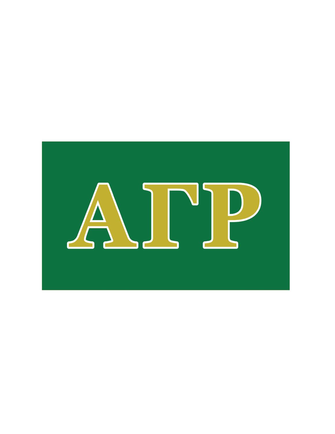 Fraternity Greek Letter Flag: Alpha Gamma Rho