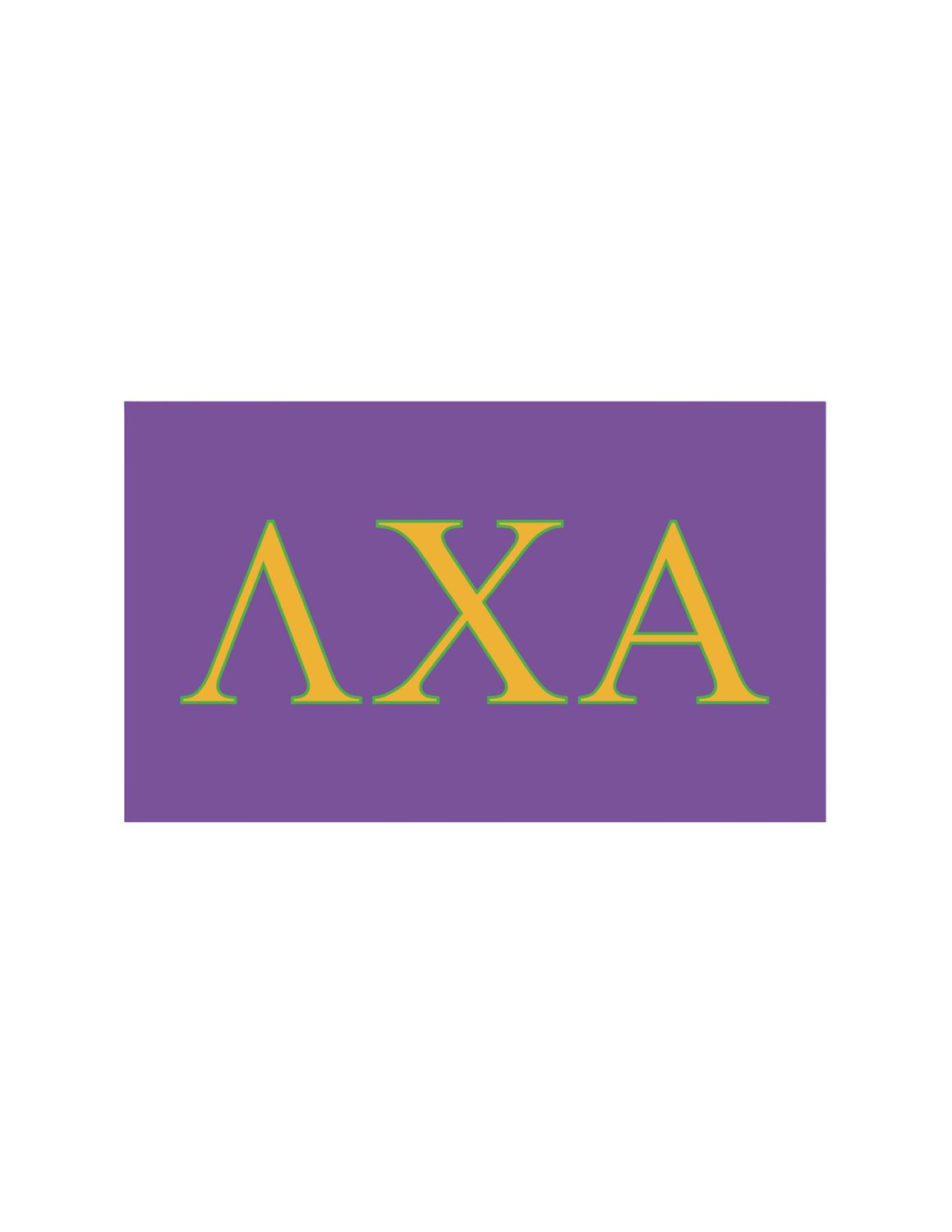 Fraternity Greek Letter Flag: Lambda Chi Alpha