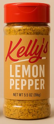 Kelly&#39;s Lemon Pepper Seasoning, 8.4 oz.