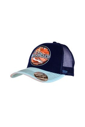 Wrangler Liana Trucker Cap Navy/Aqua