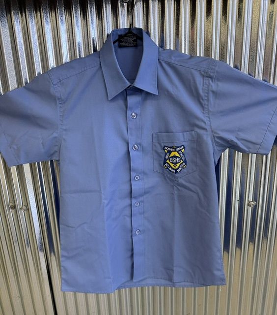 Bowen State High School Formal Boys Shirt, Size: 8