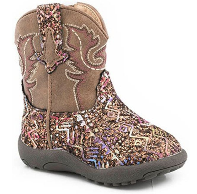 Roper Cowbaby Glitter Boots size 4 9-12mths