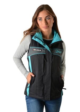 Bullzye Womens Carla Vest Aqua