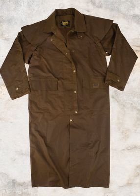 Burke &amp; Wills Stockman Oilskin Full Length Jacket