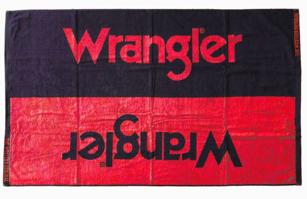 Wrangler Logo Towel Navy/Red