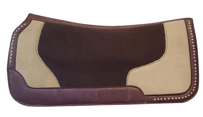 Navaho Felt Pad With Silver Studs