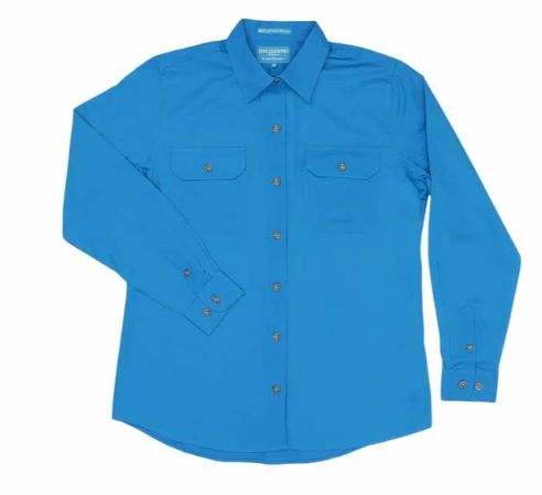 JCA Womens Brooke Full Button Workshirt
