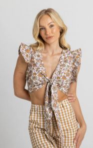 Boho Linen Crop