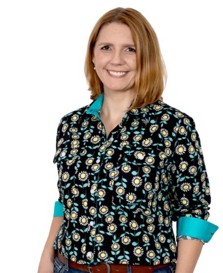 JC Wms Abbey Full Button Print W/Shirt