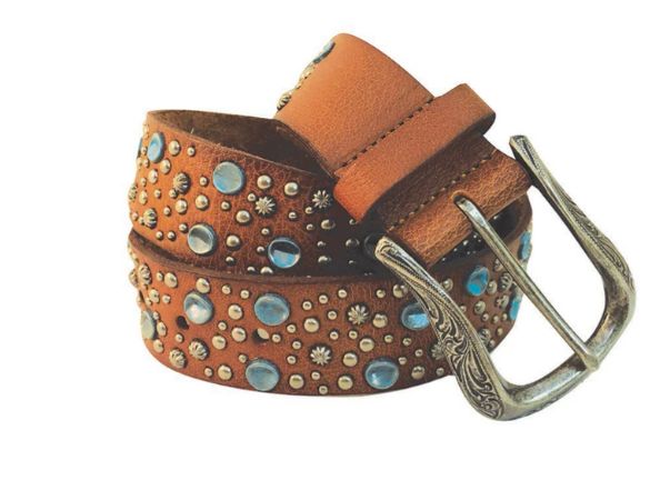 Roper Ladies Button Belt, Size: S