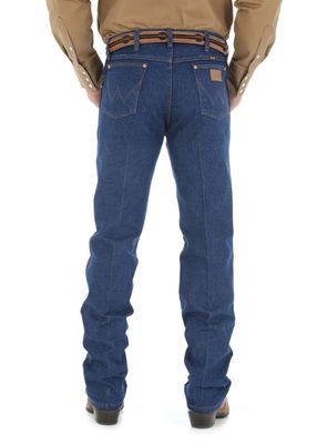 Wrangler Mens Slim Fit 38 leg Prewashed Jeans