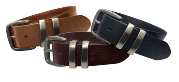 Pilbara Black Leather Belt