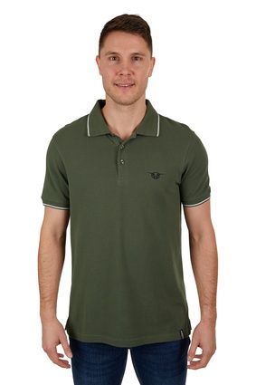 Bullzye Mens Dennis Green SS Polo