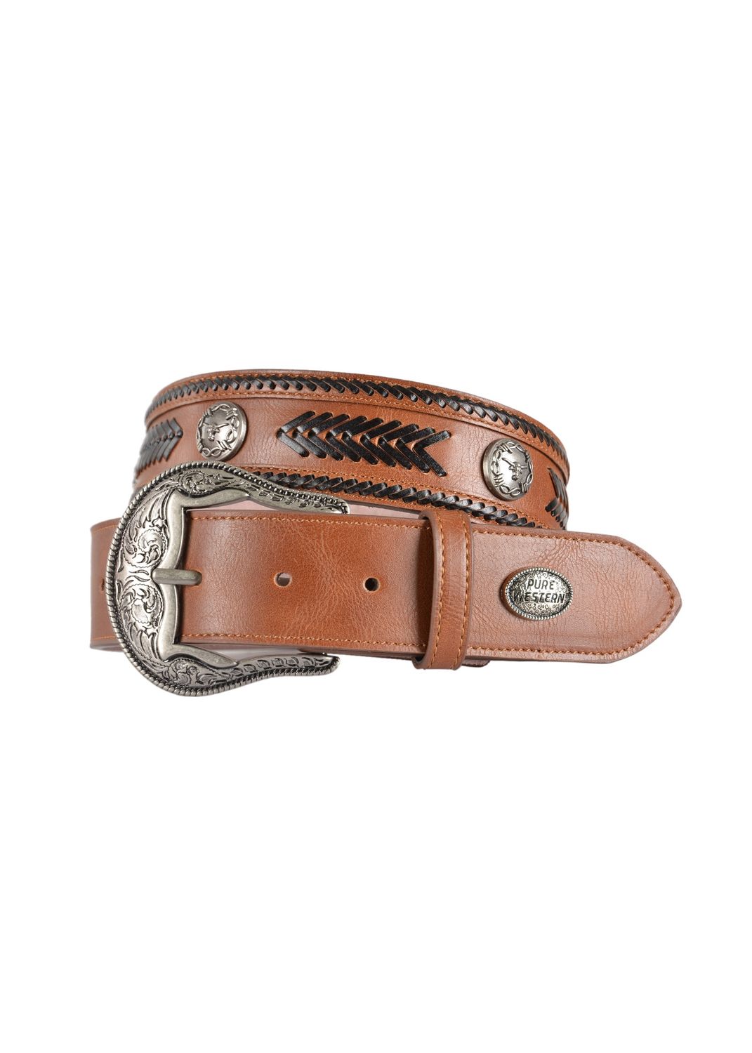 Pure Western Mens Patrick Belt, Size: 2X