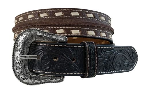 Roper Mens Buff Milled Brown Belt