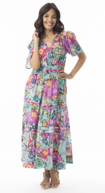 Selaron Maxi Dress Layers S/S