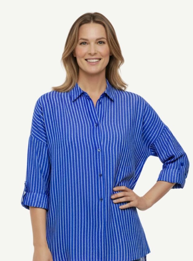 Seaport Stripe Soft Print Shirt